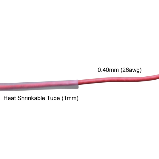 Clear heat shrinkable tube clear cable management sleeve protecting red wire from China vendor