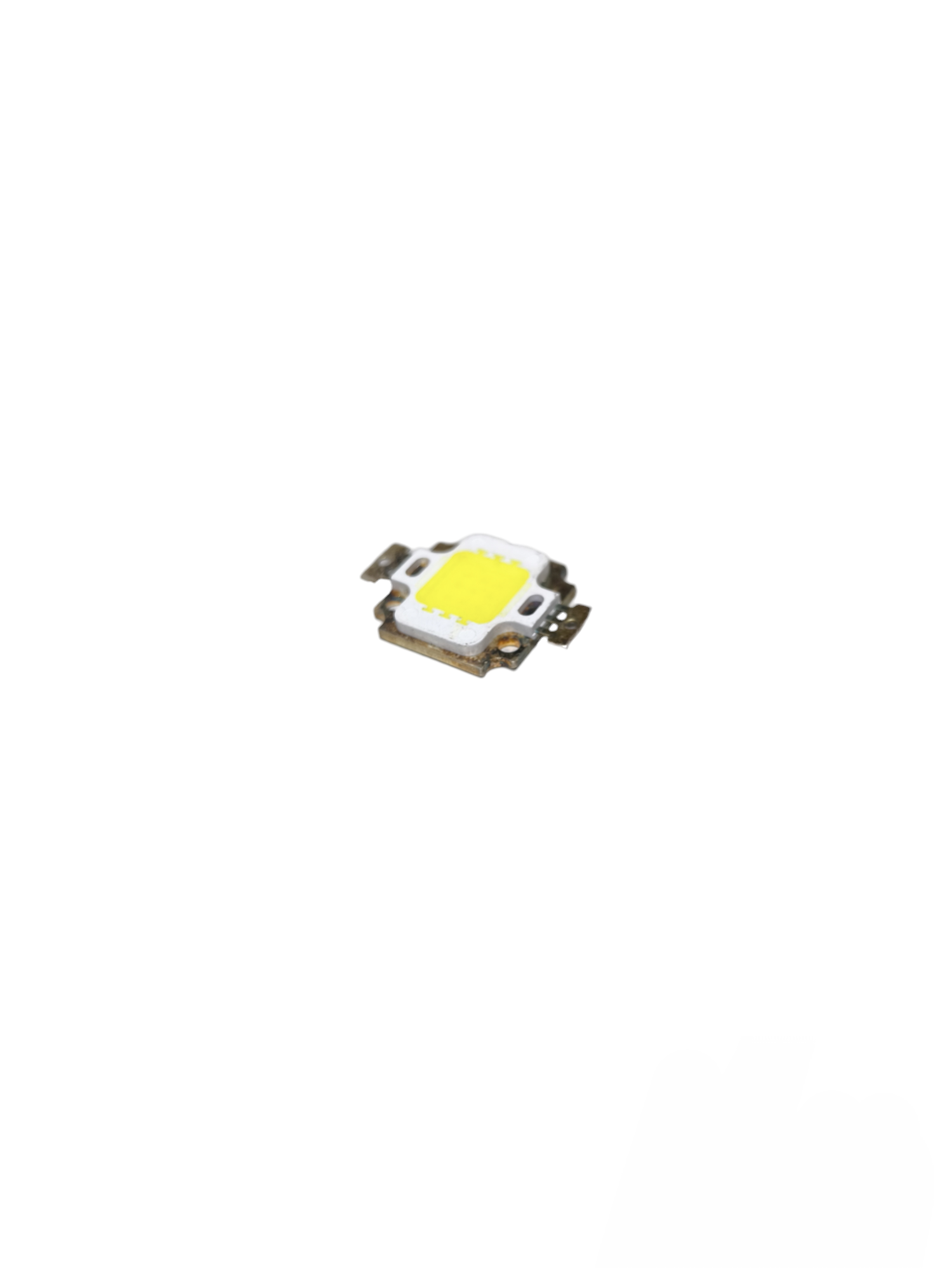 High power LED chip 10 watt with yellow light emitter and metal base from China