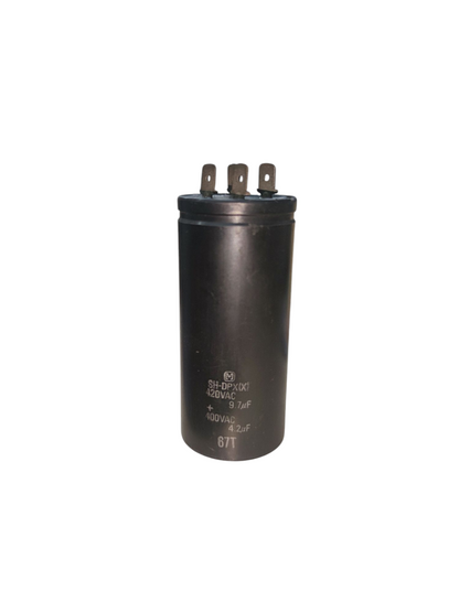High voltage dual run capacitor 420V 400V for efficient electrical circuit performance