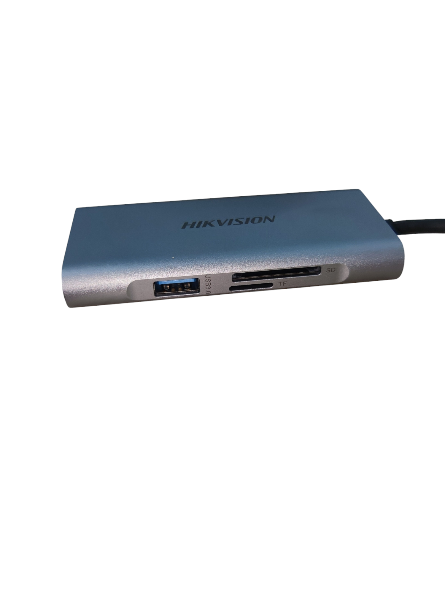 Silver USB-C to Multi-port Hub with USB and card reader slots by China vendor