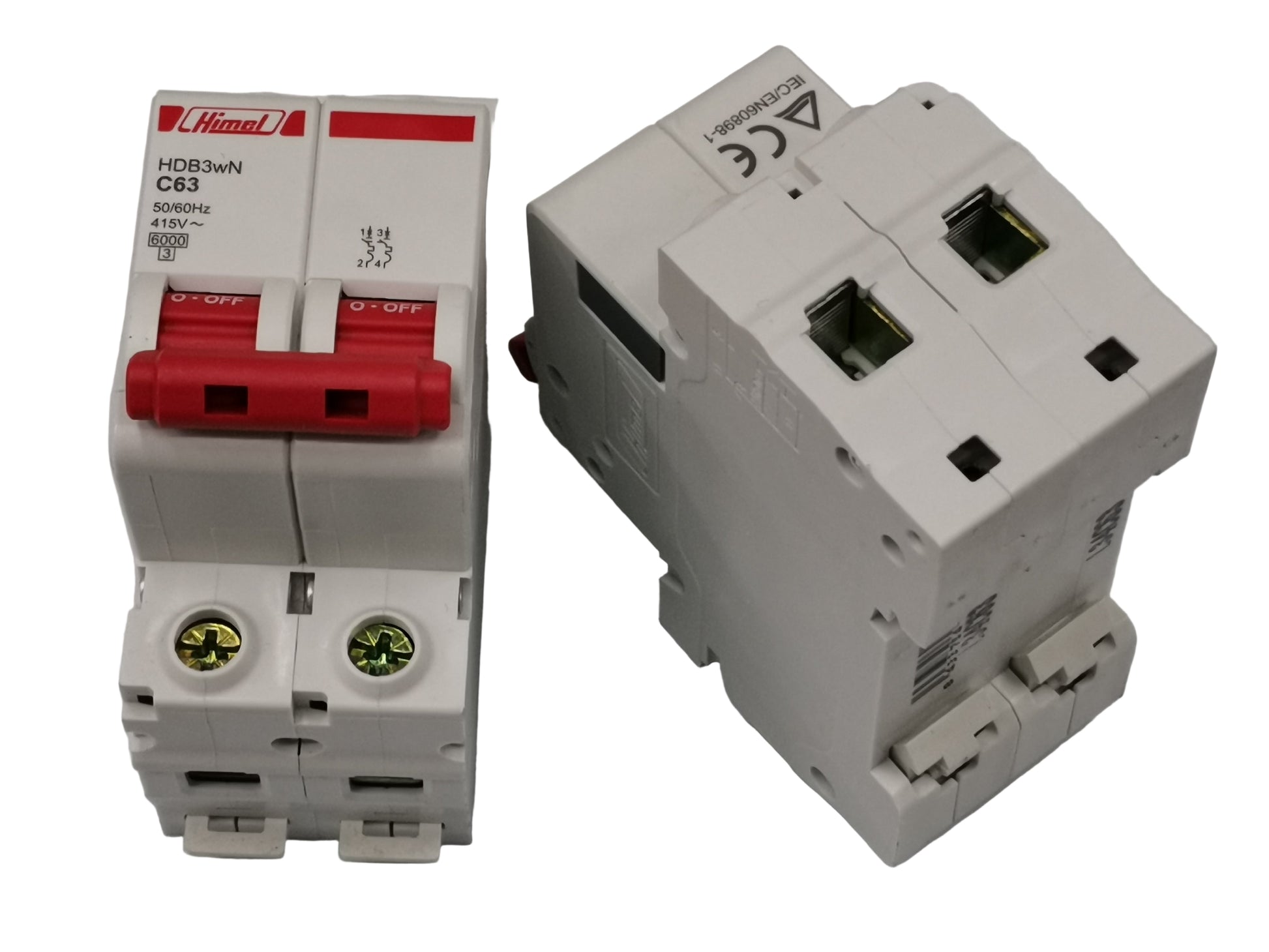 Himel 63A 2Pole 6 KAIC DIN Rail Type Circuit Breaker for Electrical Safety and Protection