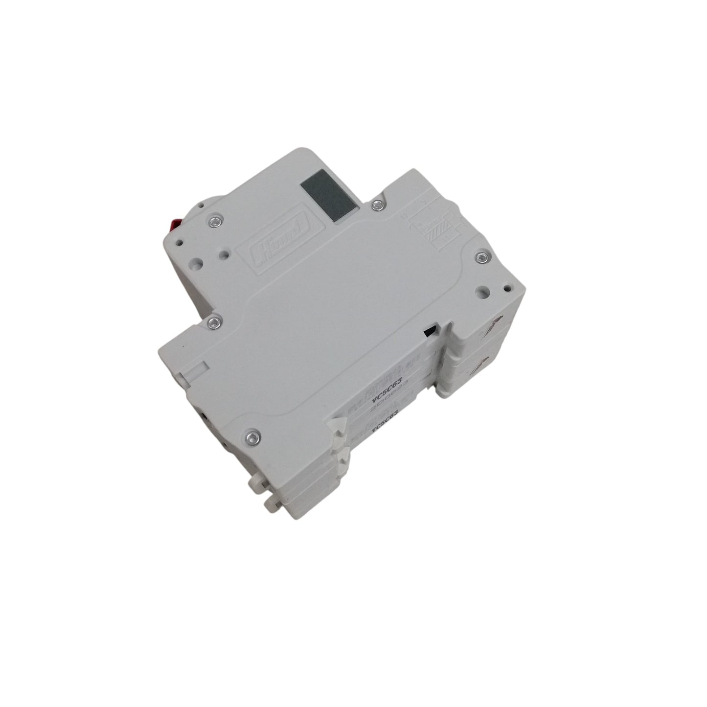 Himel circuit breaker manual transfer switch 63A white DIN rail mounted unit for panel power control