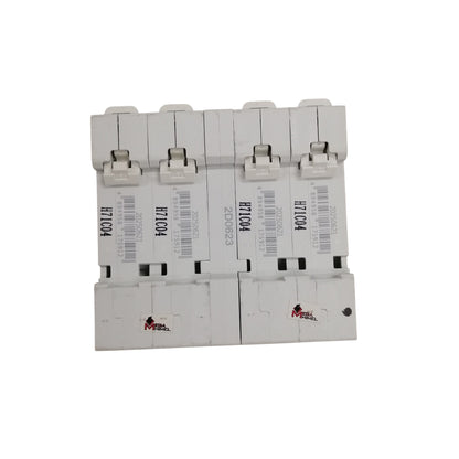 Himel white 4-pole circuit breaker module set MTS breaker 4A for industrial use. Compact DIN rail mounting