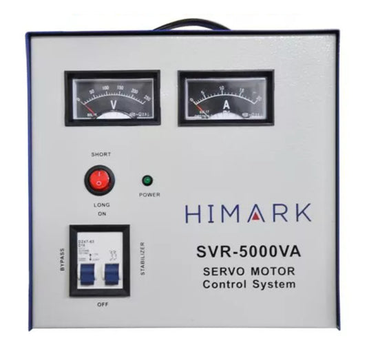 Himark 5000W AVR  Automatic Voltage Regulator Output  3 X 220V and 1 X 110Volts Value Series SVR-5000 VA SL