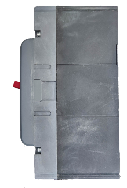 Himel 160A Industrial Circuit Breaker 3 Pole with sturdy black casing and red switch handle