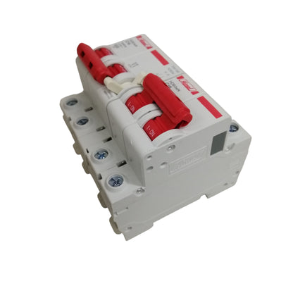 Himel 16A 2 pole MTS breaker white DIN rail circuit breaker with red levers for residential use
