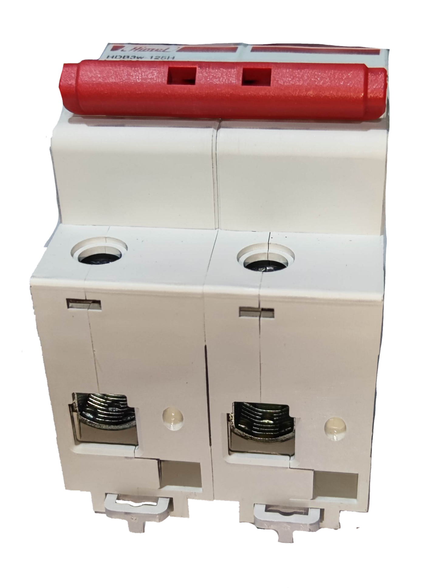 Himel 40A 3 Pole Miniature Circuit Breaker with red toggle switch for electrical safety