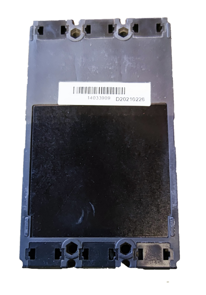 Himel 40A 3 Pole Molded Case Circuit Breaker in black with barcode label on top