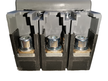 Himel 63A 3 pole circuit breaker showing terminal connections for secure electrical installation
