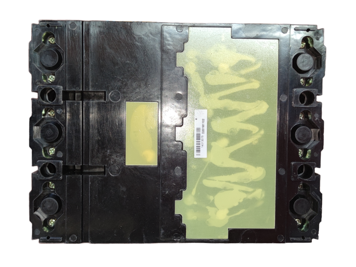 Himel 700A 3 Pole Industrial Circuit Breaker with black casing and multiple connection terminals