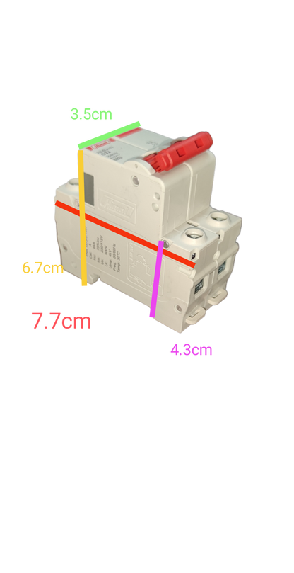 Himel Circuit Breaker 16A 2Pole 6 KAIC with compact design for effective electrical protection