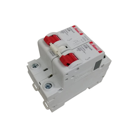 Himel manual transfer switch 20A white dual pole circuit breaker with red toggles for home generator transfer