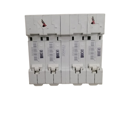 Himel manual transfer switch 40A white four pole modular circuit breaker unit for power transfer