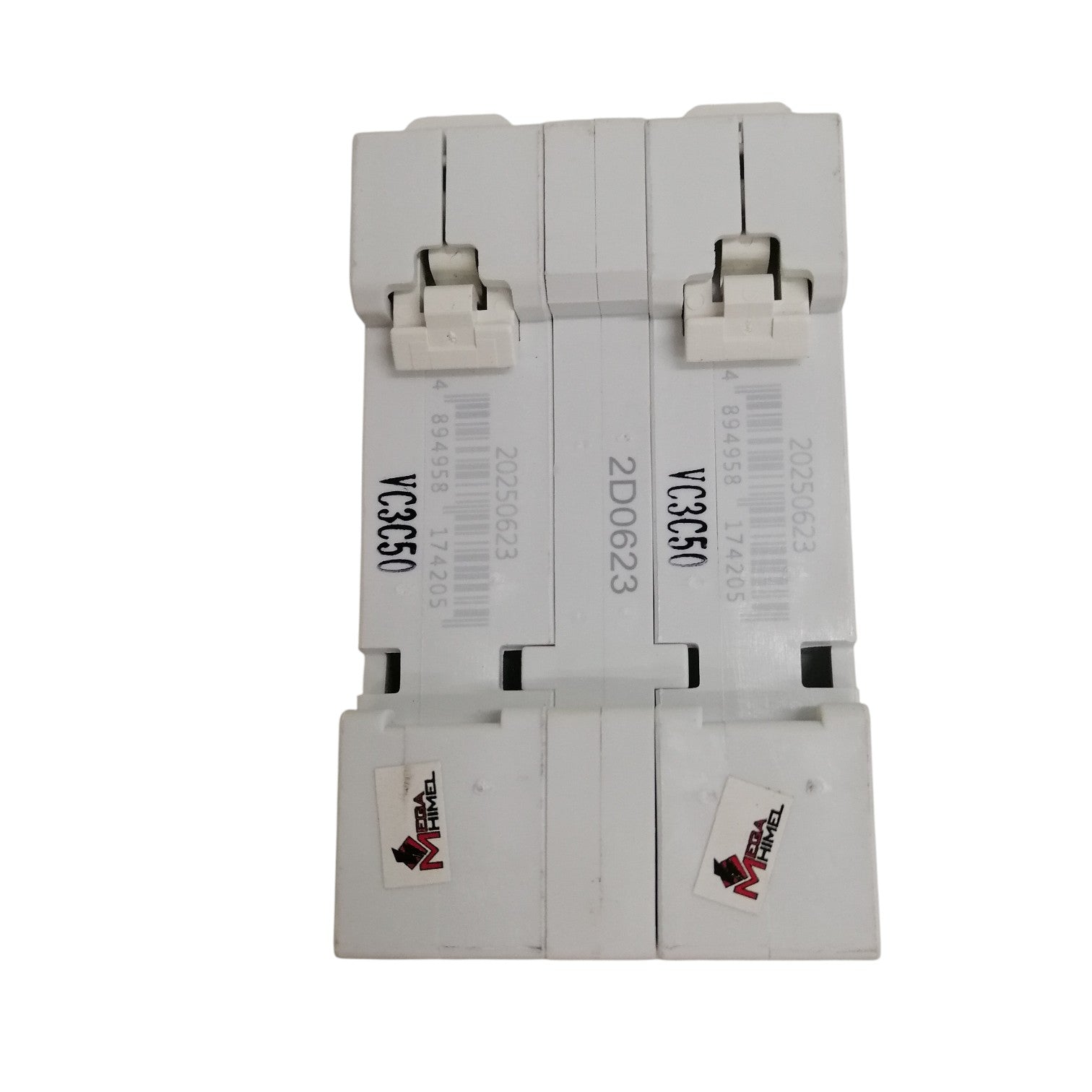 himel manual transfer switch 50a white dual pole circuit breaker module for residential power transfer