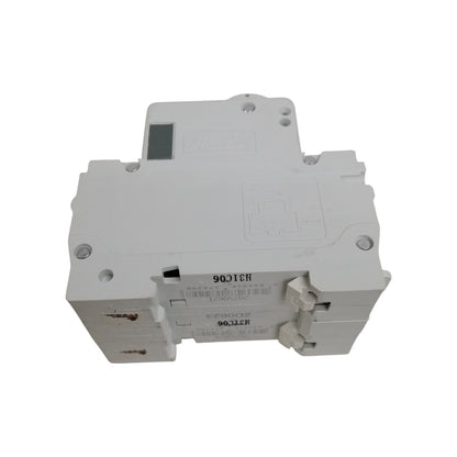 Aluminum multi-section folding ladder shown extended and collapsed in product photo Himel manual transfer switch 6A