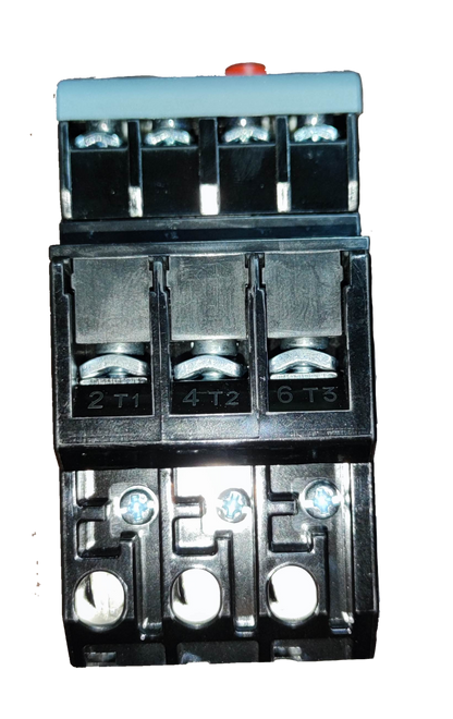 Himel Overload Relay 17-25A black electrical component with terminals and screws