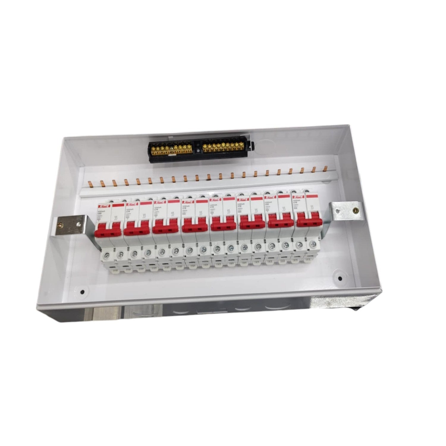 Himel panel board 63A 2 pole electrical circuit breaker panel with multiple switches