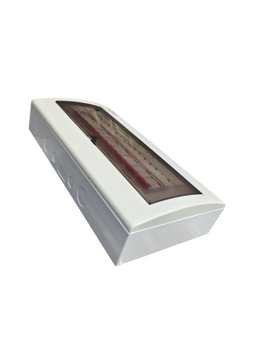 Himel panel board 63A 2 pole electrical enclosure with transparent cover and white casing