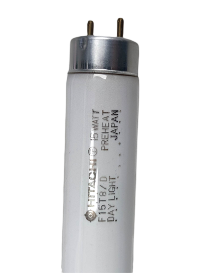 Hitachi 15W T8 daylight fluorescent tube with preheat design for bright illumination