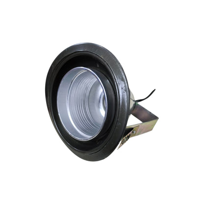 Down Light Fixture Silver Grey E27 recessed ceiling downlight with silver reflector and mounting clips