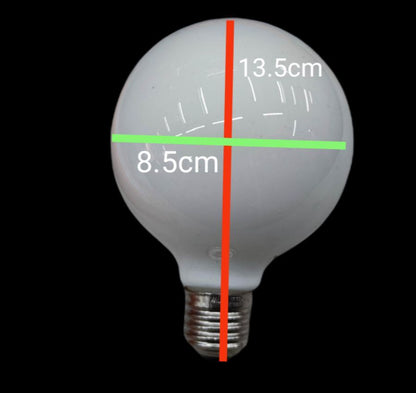 Hope Globe Bulb 60W E27 Warm White 220V with a round design and dimensions for soft lighting