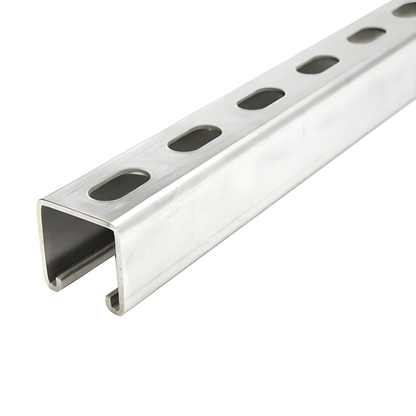 McGill Unistrut Channel Half Slot 1-5/8 x 1-5/8 x 10 Feet Model# HSC-PG4141-16 41mm x 41mm x 3 Meters