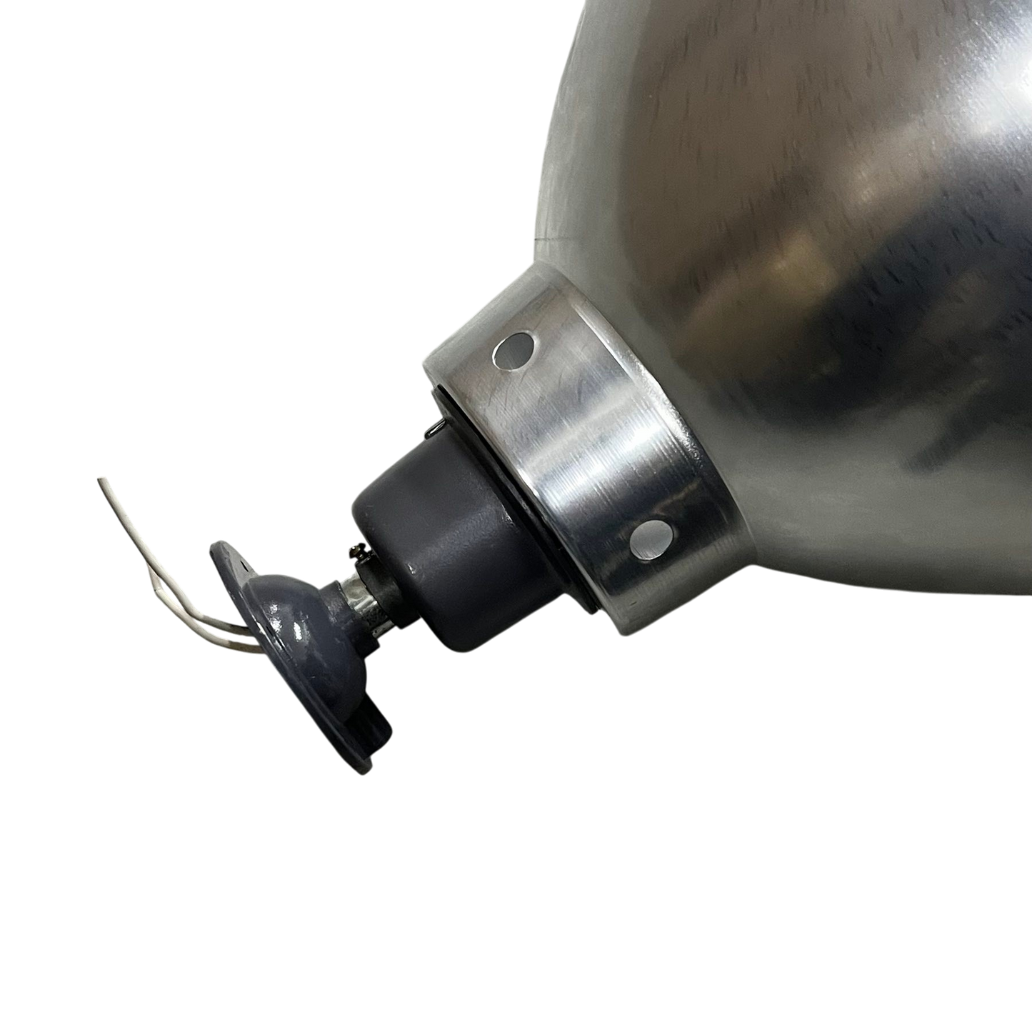 Biglite 12 Inch Luminum Reflector E27 aluminum lamp shade with E27 socket and wires for lighting installation