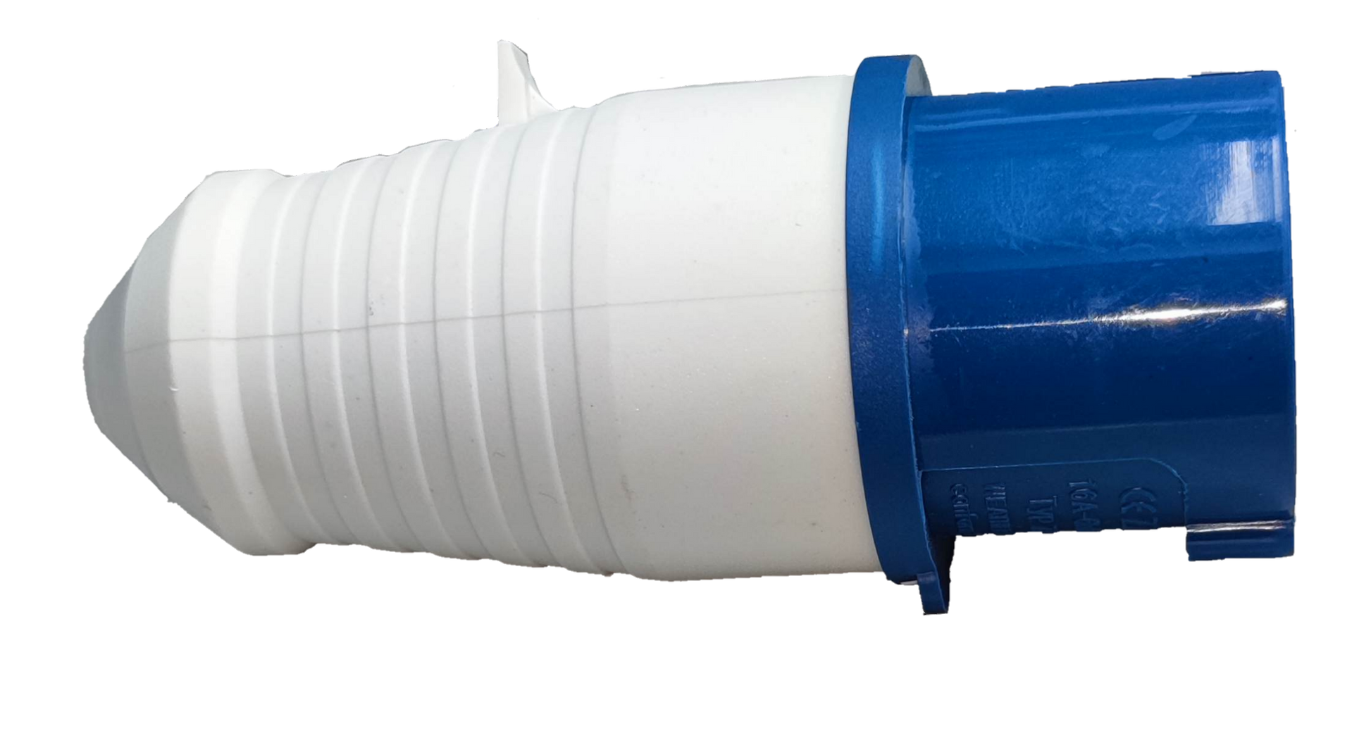 Grippes 16A industrial plug 3 pins white and blue heavy-duty power connector