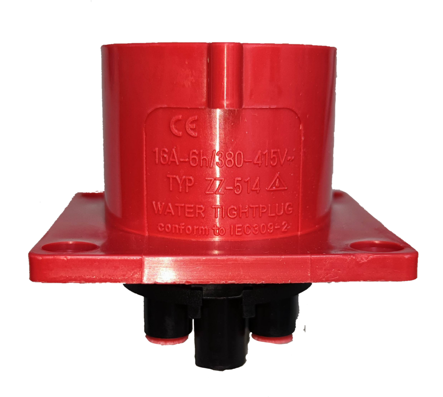 Grippes 16A industrial plug chassis type red waterproof power connector for high voltage