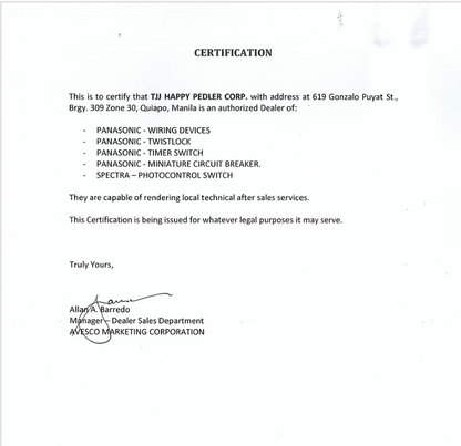 Panasonic industrial 20A twistlock socket WF2320 for reliable electrical connections in industrial settings
