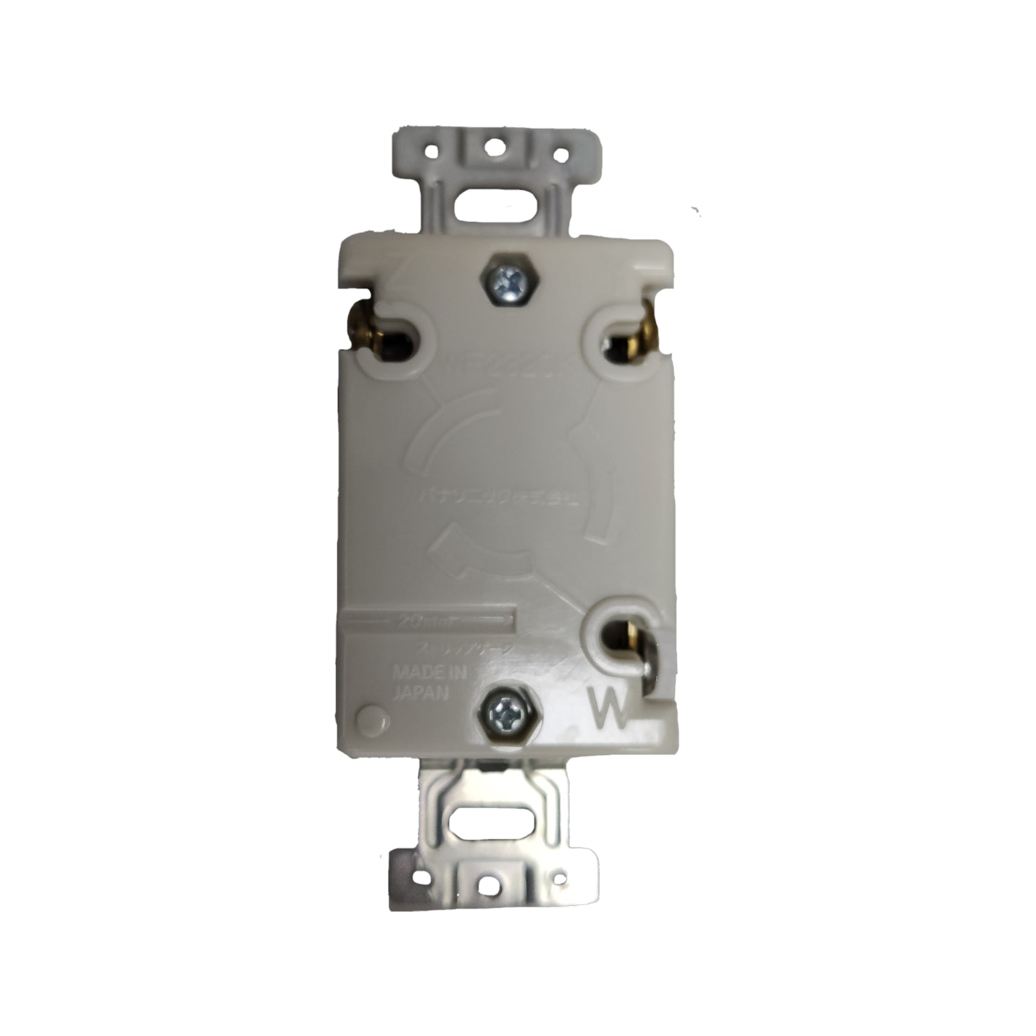 Panasonic industrial 20A twistlock socket WF2320 designed for secure connections in various applications