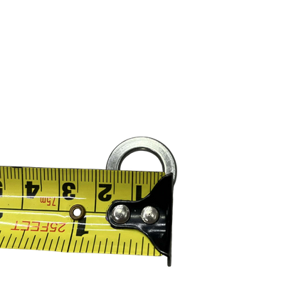 Industrial electrical stainless washer displayed with a measuring tape for size reference