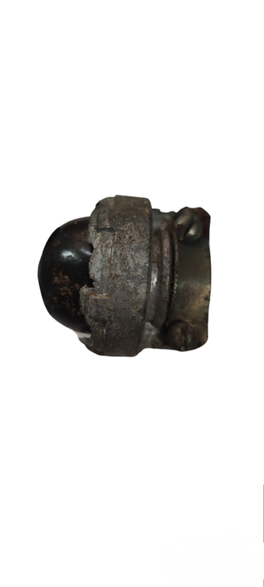 Rusty metal entrance cap straight clamp type pipe fitting from China for hose and conduit sealing and protection