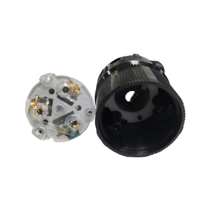 Grippes industrial grade 250V twistlock plug for reliable electrical connections in various applications