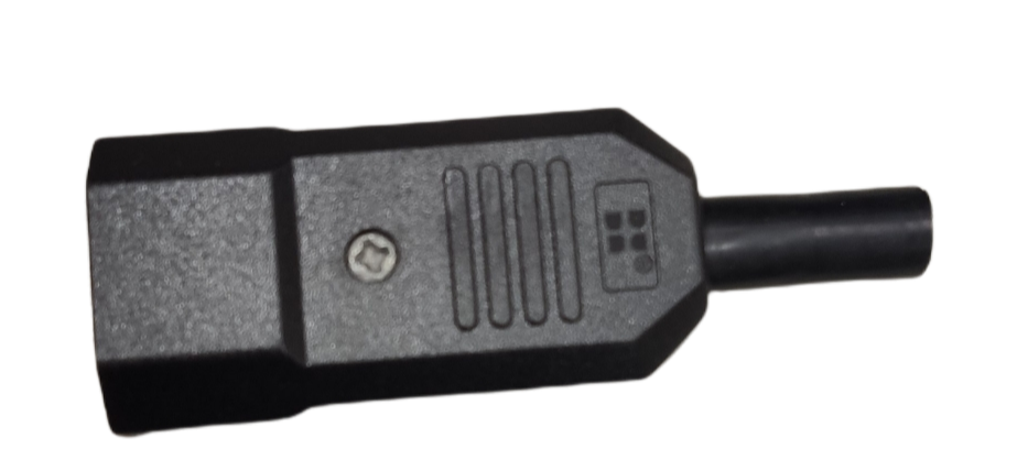Durable industrial IEC C14 plug replacement designed for secure electrical connections