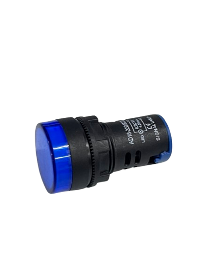 Grippes blue LED Panel Indicator Lamp 22mm for control panels industrial signal light work safety