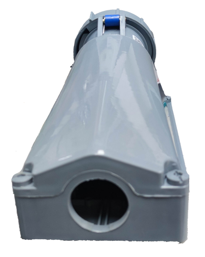 Grippes industrial outlet 220v 125 amp 3 Pins with durable gray housing for electrical applications