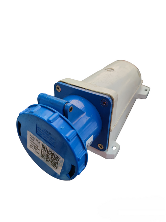 Surer Industrial Outlet Wall Type 1912 blue and white electrical wall-mounted socket