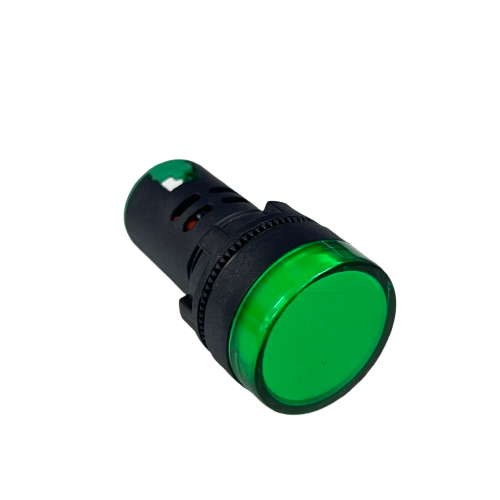 Denko Pilot Light 220v GREEN 22mm industrial control panel indicator lamp for machinery safety status