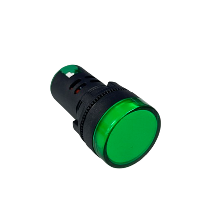 Denko Pilot Light 220v GREEN 22mm industrial control panel indicator lamp for machinery safety status