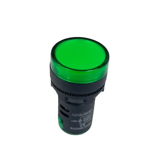 Denko green industrial indicator lamp Pilot Light 220v GREEN 22mm for control panels and machinery