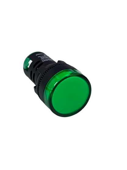 Grippes Pilot light 24V DC GREEN industrial push button indicator light for control panels