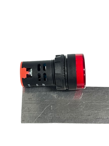 Grippes Pilot light 24V DC RED 22mm red panel mount indicator for industrial control panels