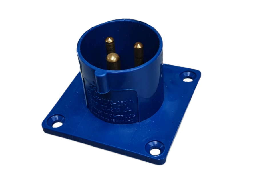 Grippes industrial plug chassis type 16A 220V for durable electrical connections in industrial settings