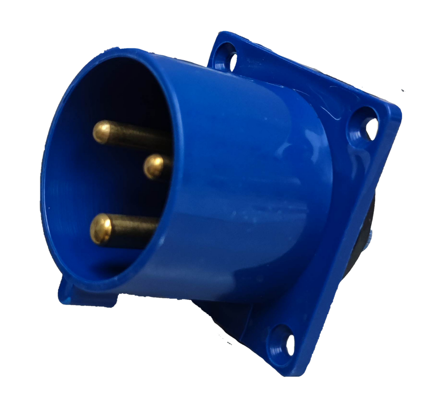 Grippes industrial plug chassis type 32A IEC309 blue electrical connector for heavy-duty applications