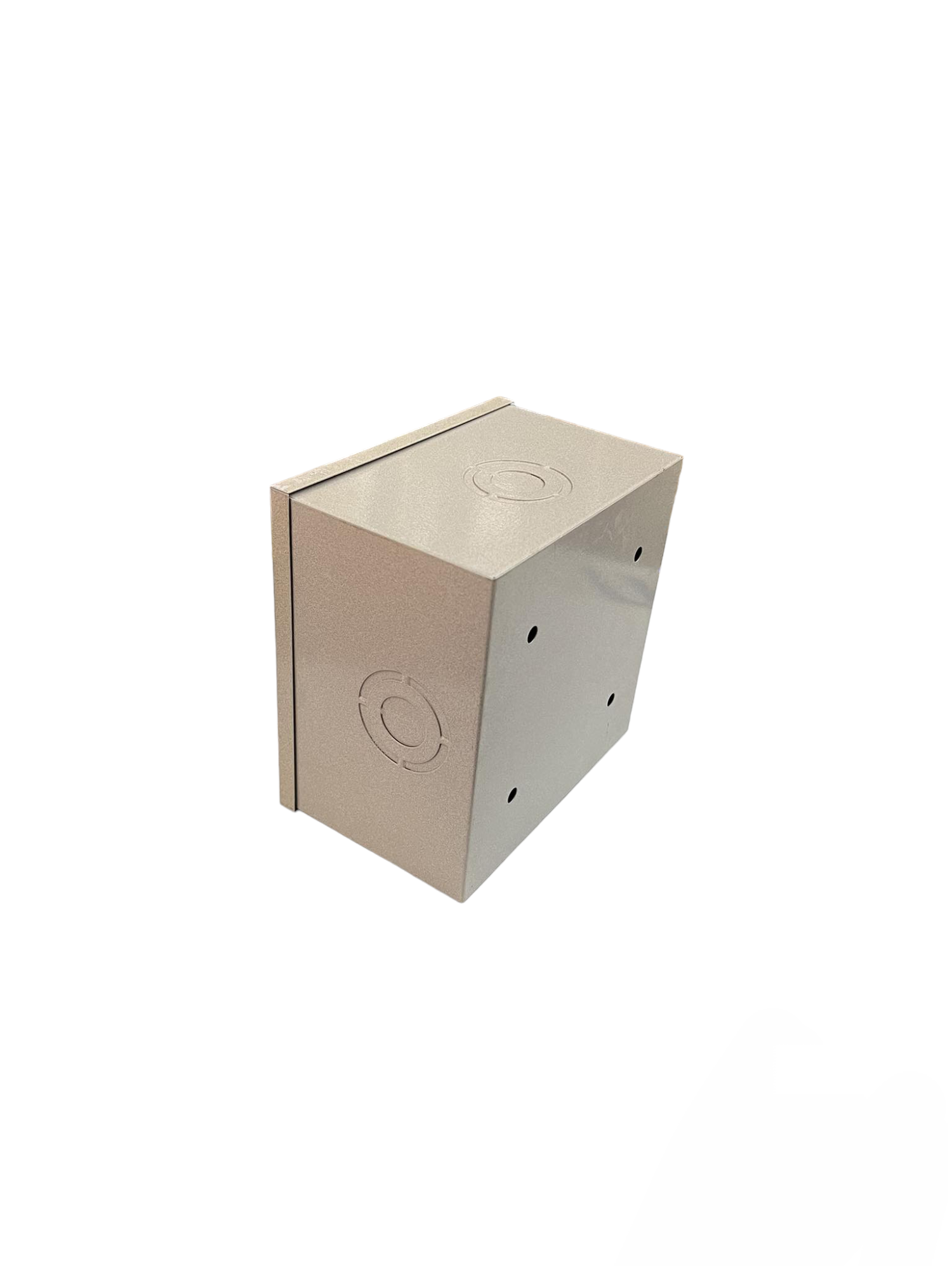 Local industrial pull box 0.65mm thickness metal enclosure with side knockouts for wiring