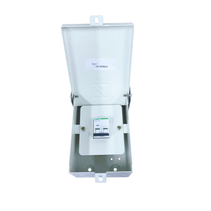 Schneider industrial weatherproof MCB 220V in a durable housing for reliable electrical safety