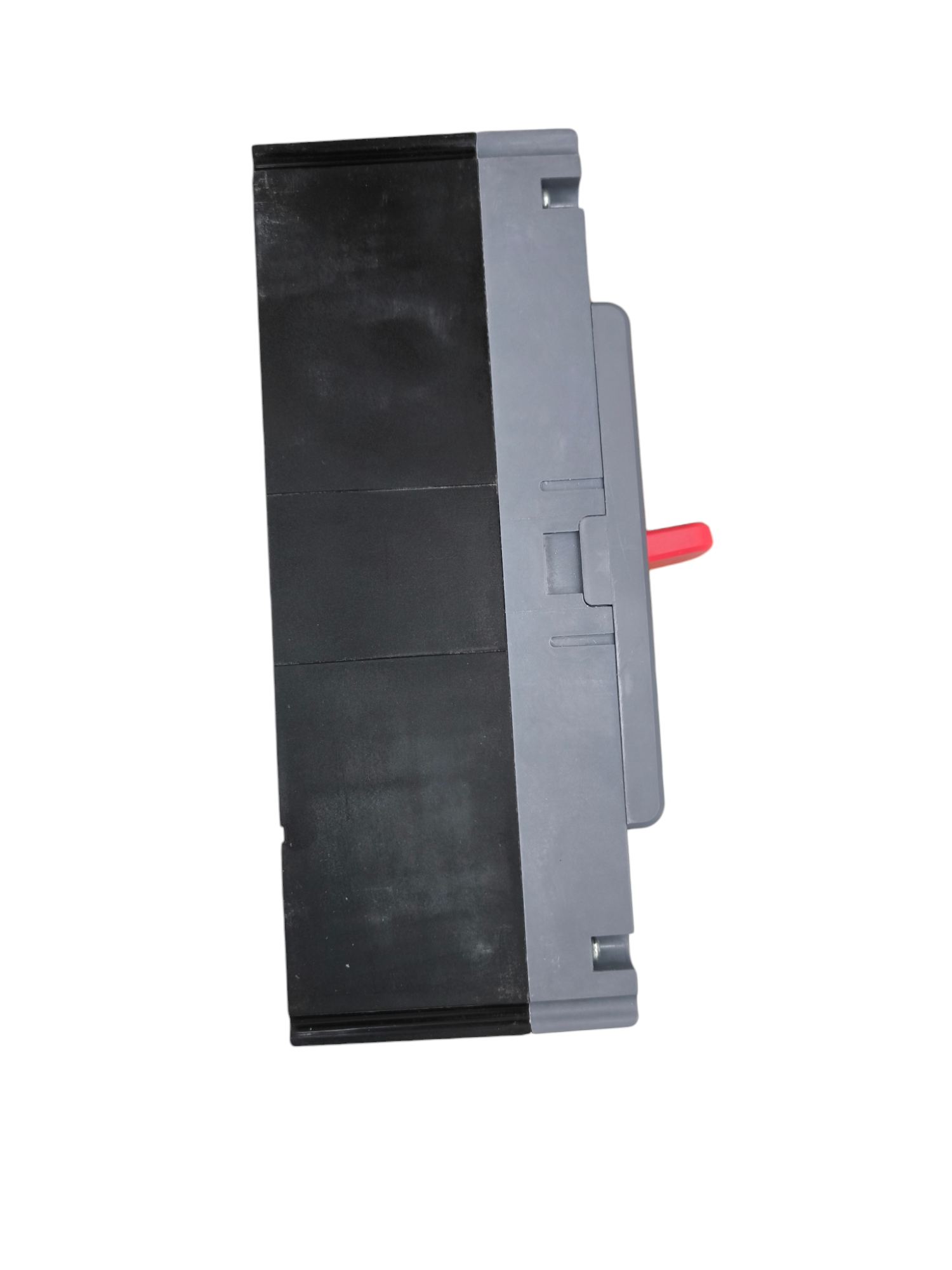 Himel 500A 3Pole Industrial Circuit Breaker with black and gray body and red switch handle