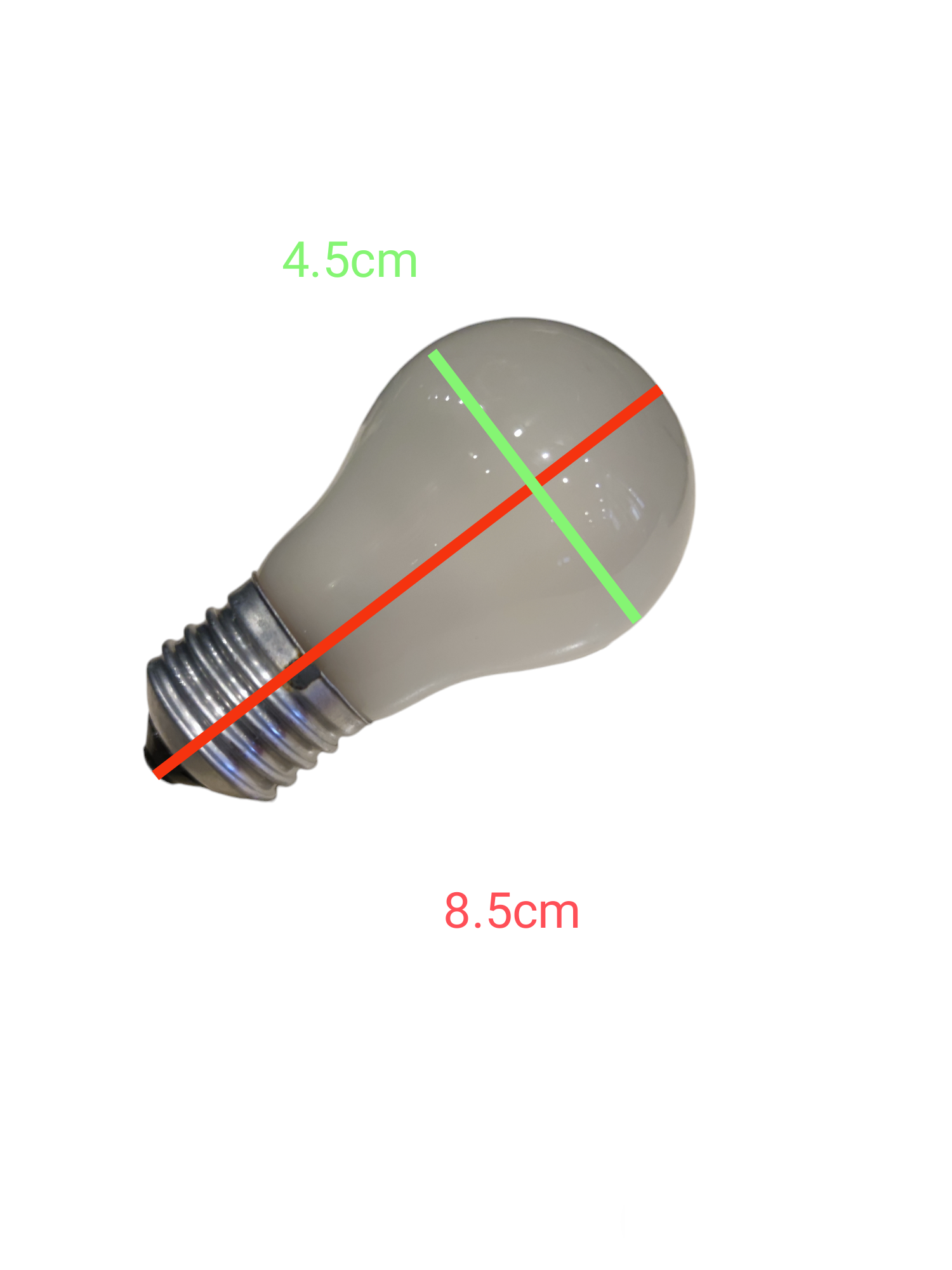 Irisram 25W 12V Fishing Bulb incandescent light bulb measuring 8.5 cm by 4.5 cm