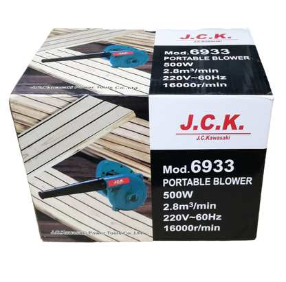JC Kawasaki portable blower model 6933 500watts 220volts 16000rpm power tool in retail box
